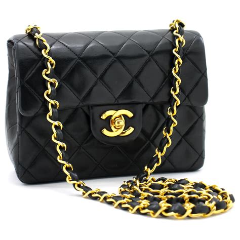 borsa tipo chanel nera|Chanel borse.